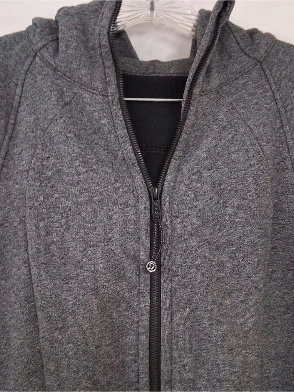 Lululemon Scuba Hoodie *Light Cotton Fleece Heathered Speckled Black